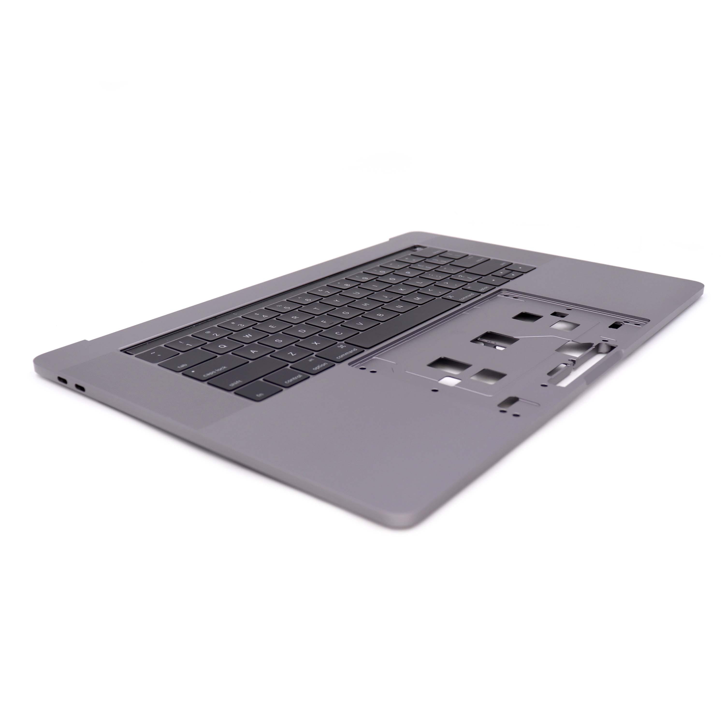Apple Keyboard Complete met behuizing (US) voor MacBook Pro Retina 15 A1707 Grijs OEM-Equivalent