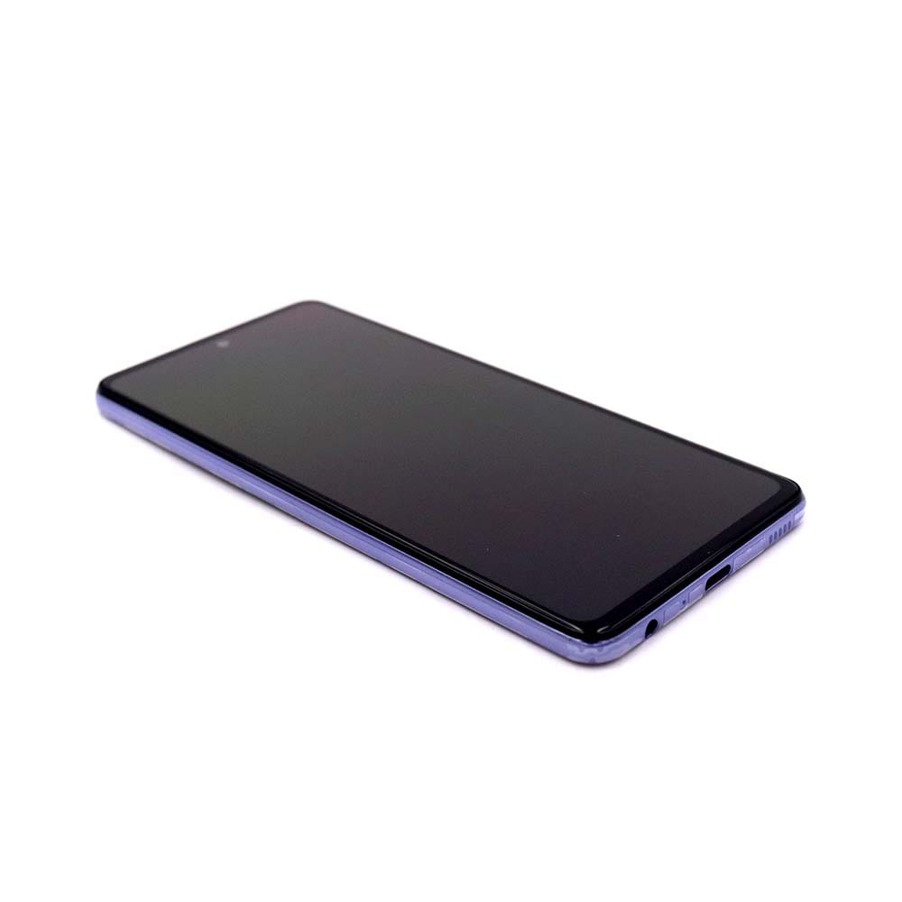 Samsung Scherm met frame voor Samsung Galaxy A52 5G Paars Service Pack