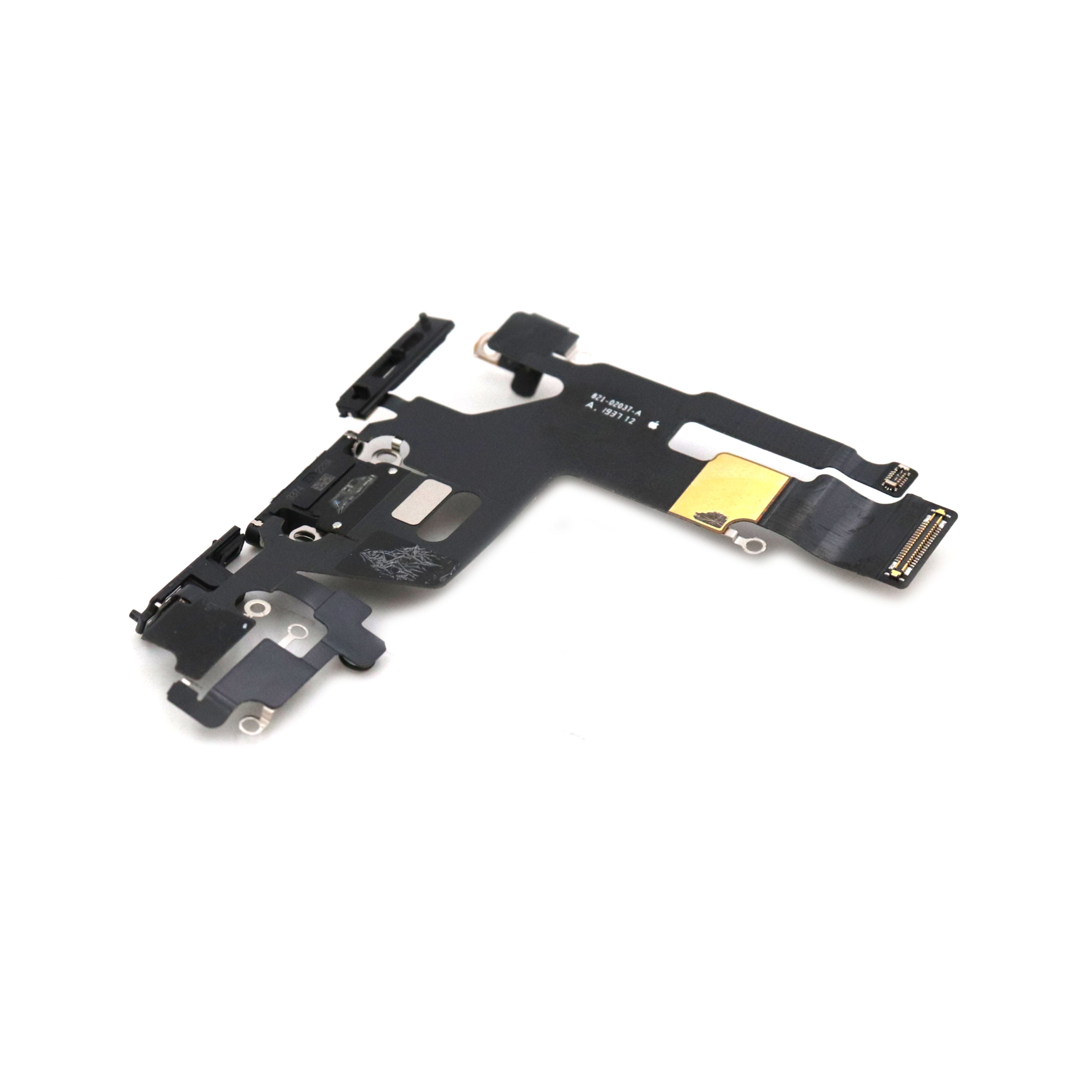 Apple Oplaadpoort voor iPhone 11 Zwart Pulled