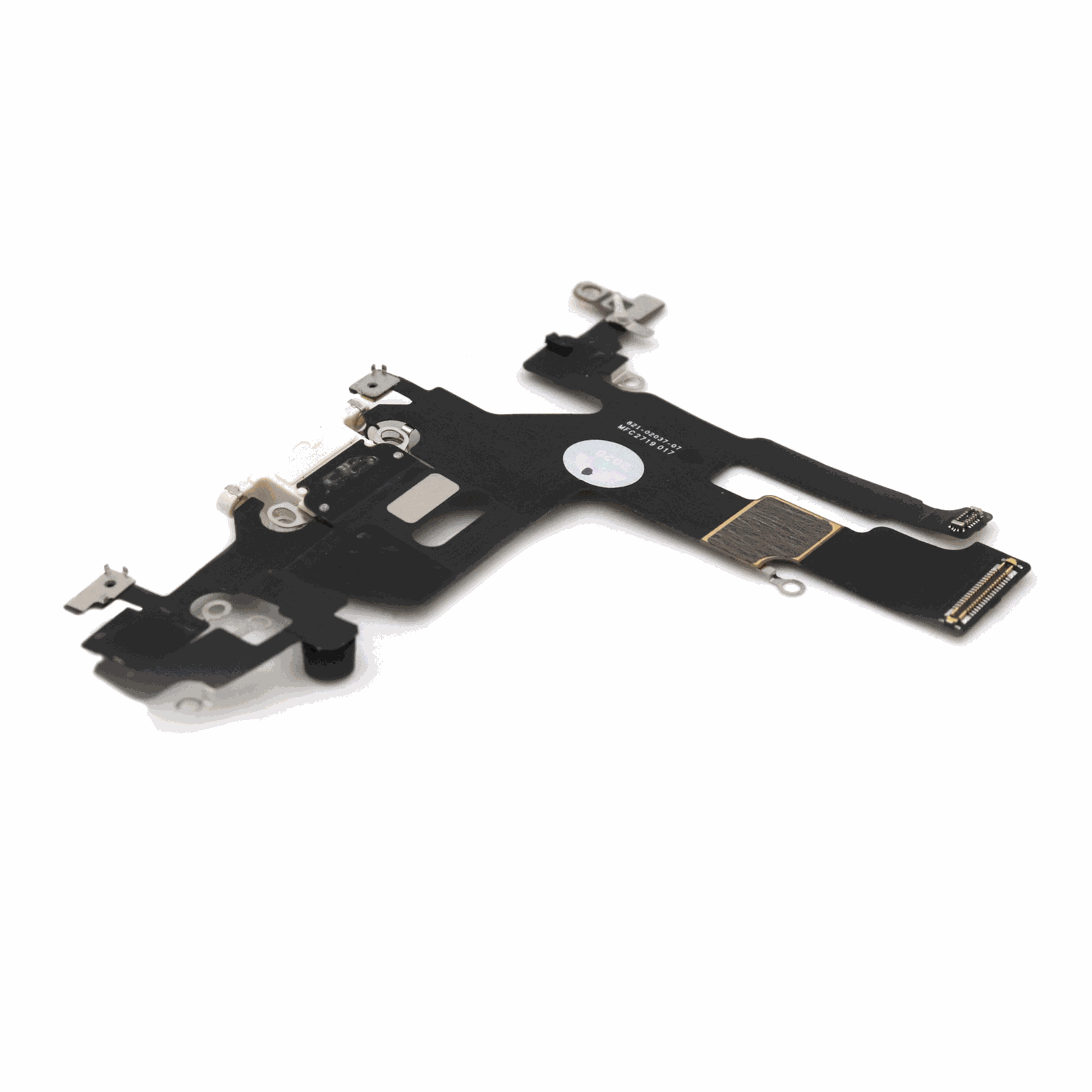 Apple Oplaadpoort voor iPhone 11 Wit Pulled