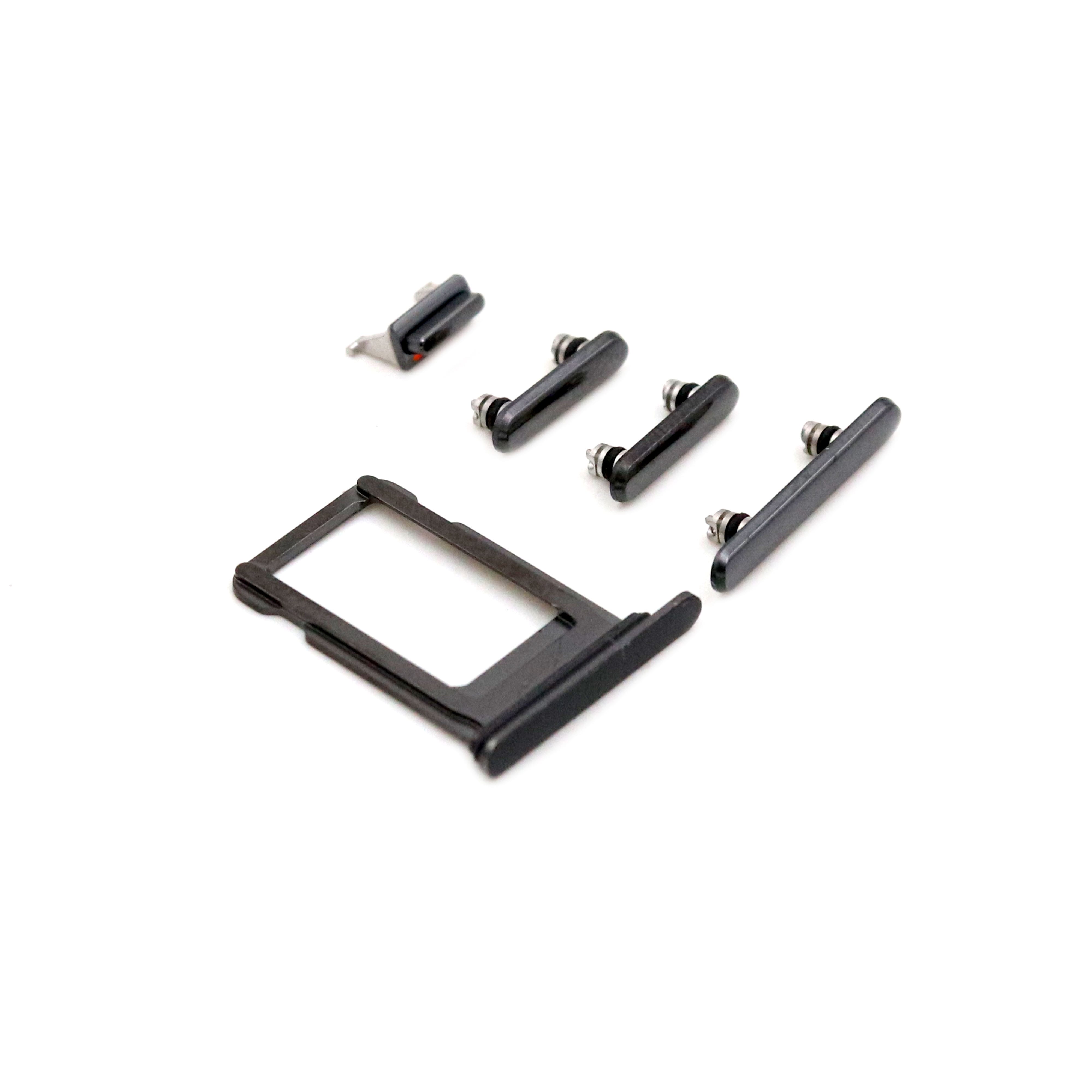 Apple Side Buttons voor iPhone Xs Zwart OEM-Equivalent