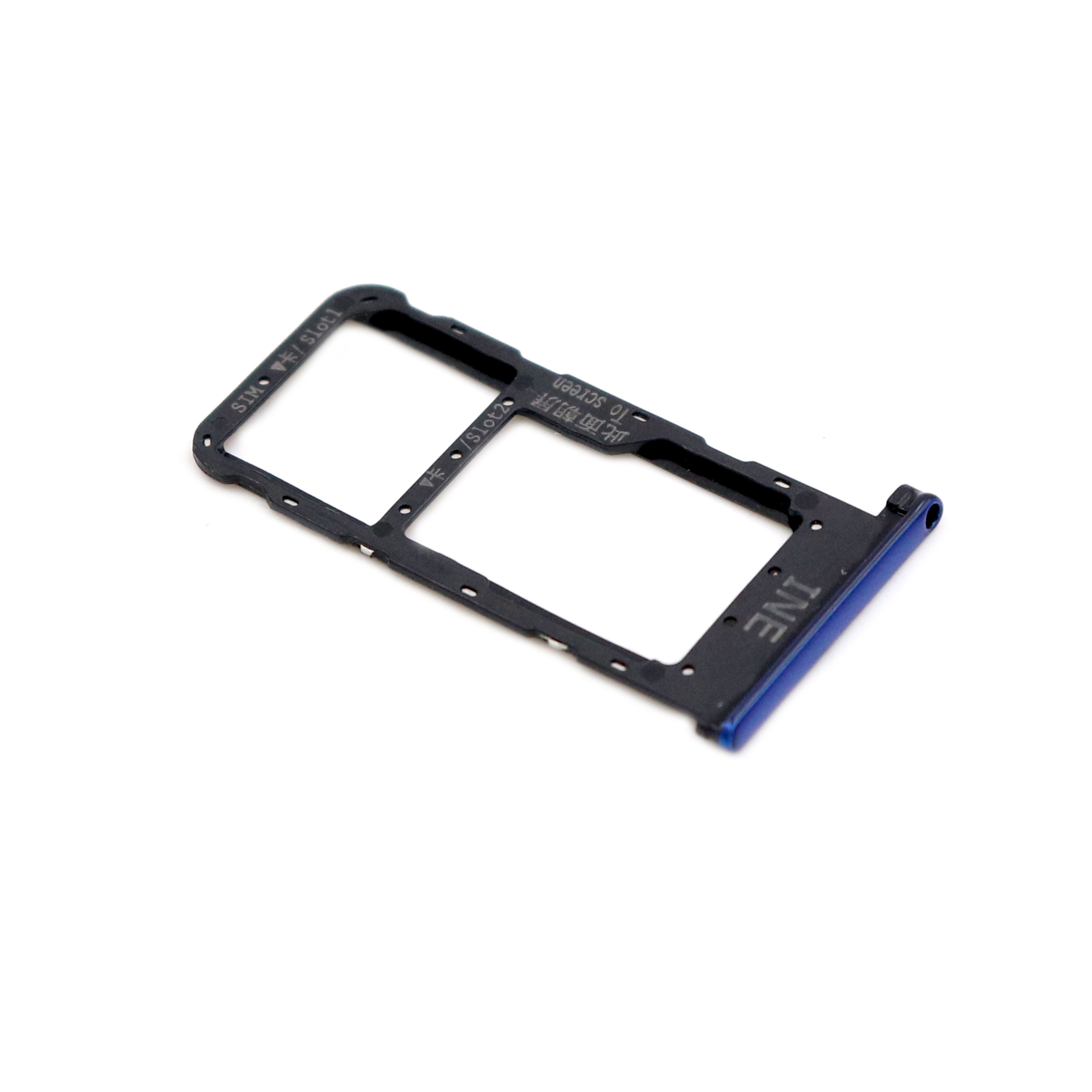 Huawei Nano-simkaarthouder voor Huawei P Smart Plus Blauw OEM-Equivalent