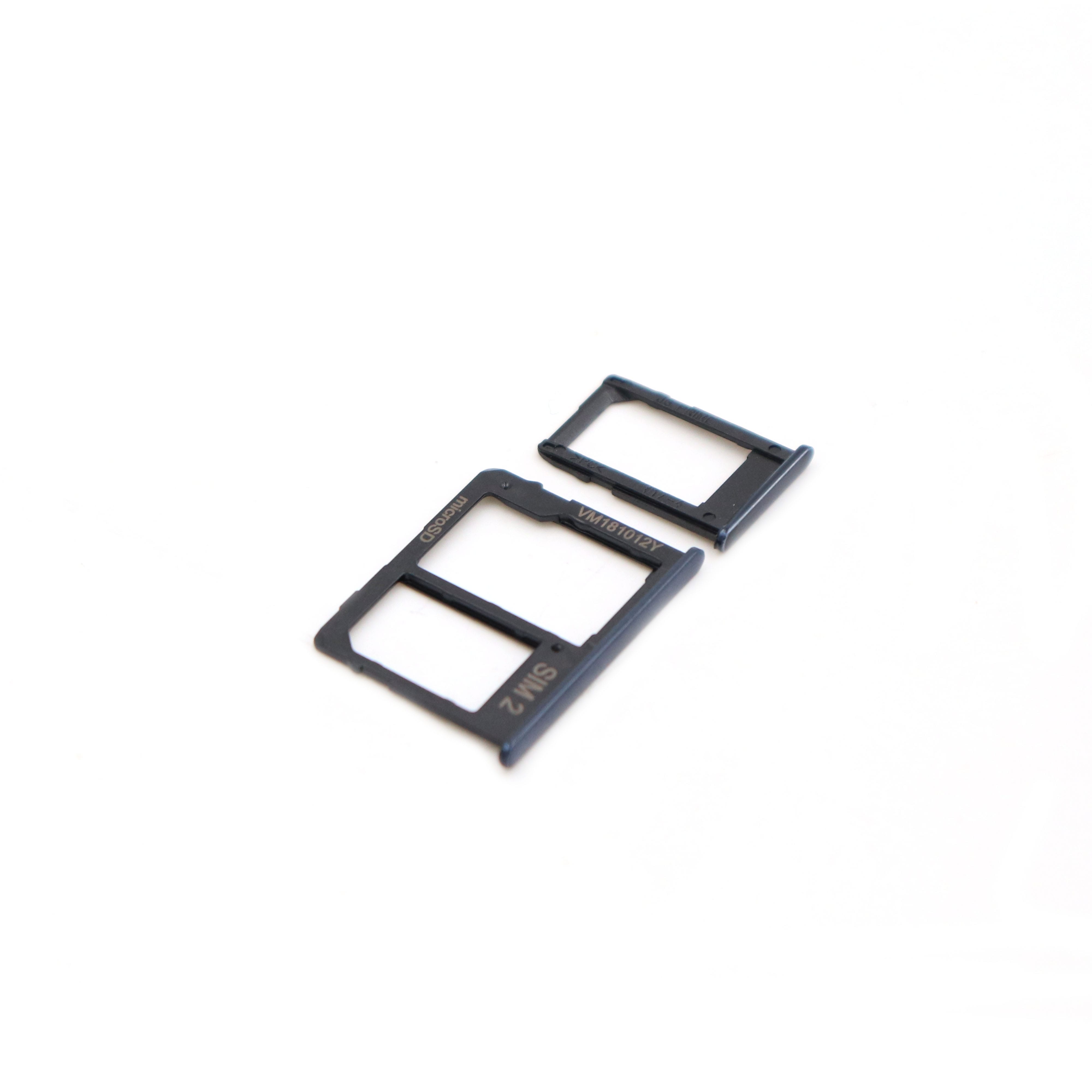 Samsung Simkaarthouder voor Samsung Galaxy J6 Plus 2018 (J610F) Zwart OEM-Equivalent