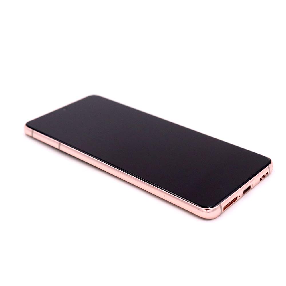 Samsung Display complete with housing (Without Cam) For Samsung Galaxy S21 Violet Service Pack