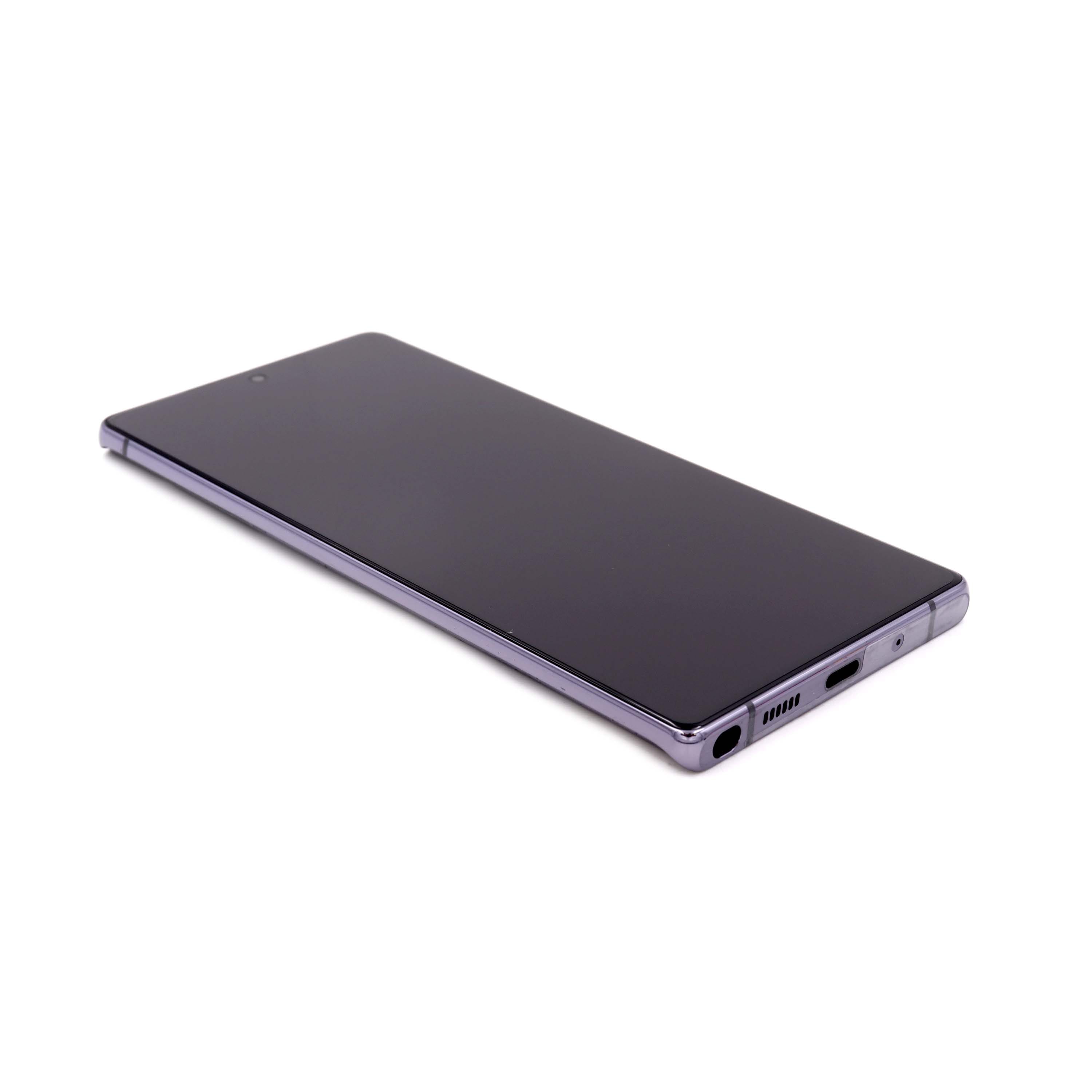 Samsung Scherm met frame voor Samsung Galaxy Note 20 Grijs Service Pack