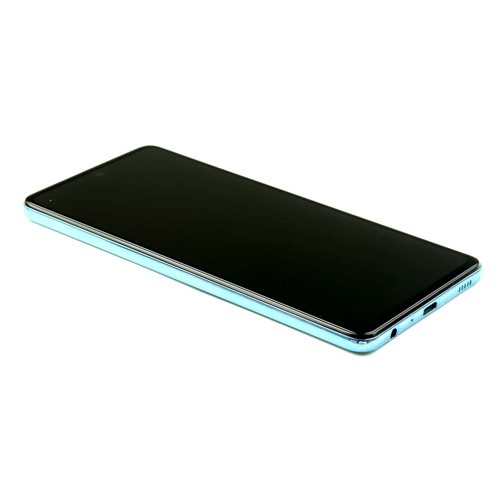 Samsung Scherm met frame voor Samsung Galaxy A72 4G Blauw Service Pack