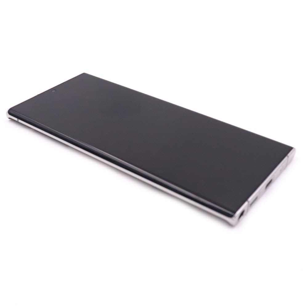 Scherm met frame voor Samsung Galaxy Note 20 Ultra Wit Service Pack