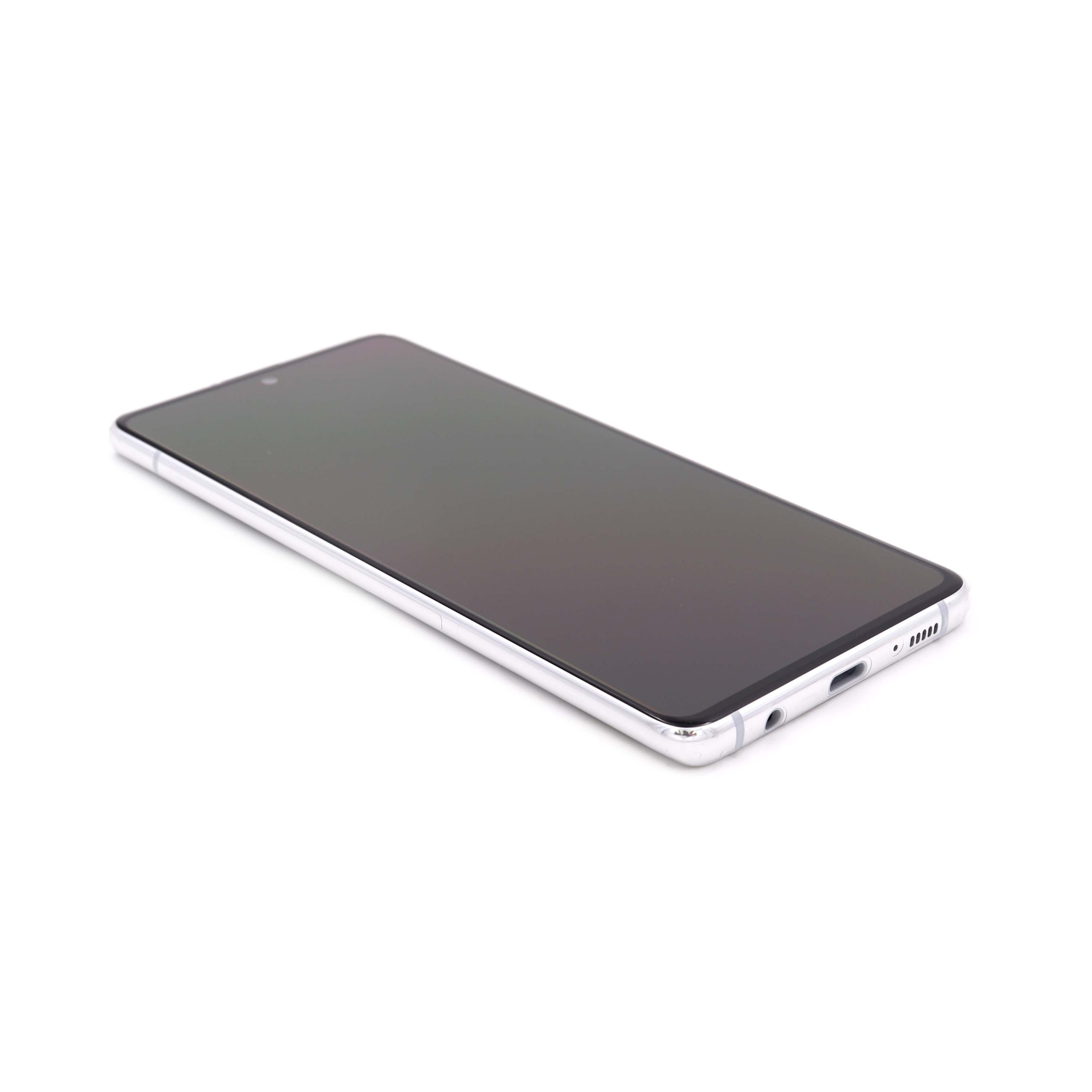 Samsung Scherm met frame voor Samsung Galaxy A51 5G Wit Service Pack