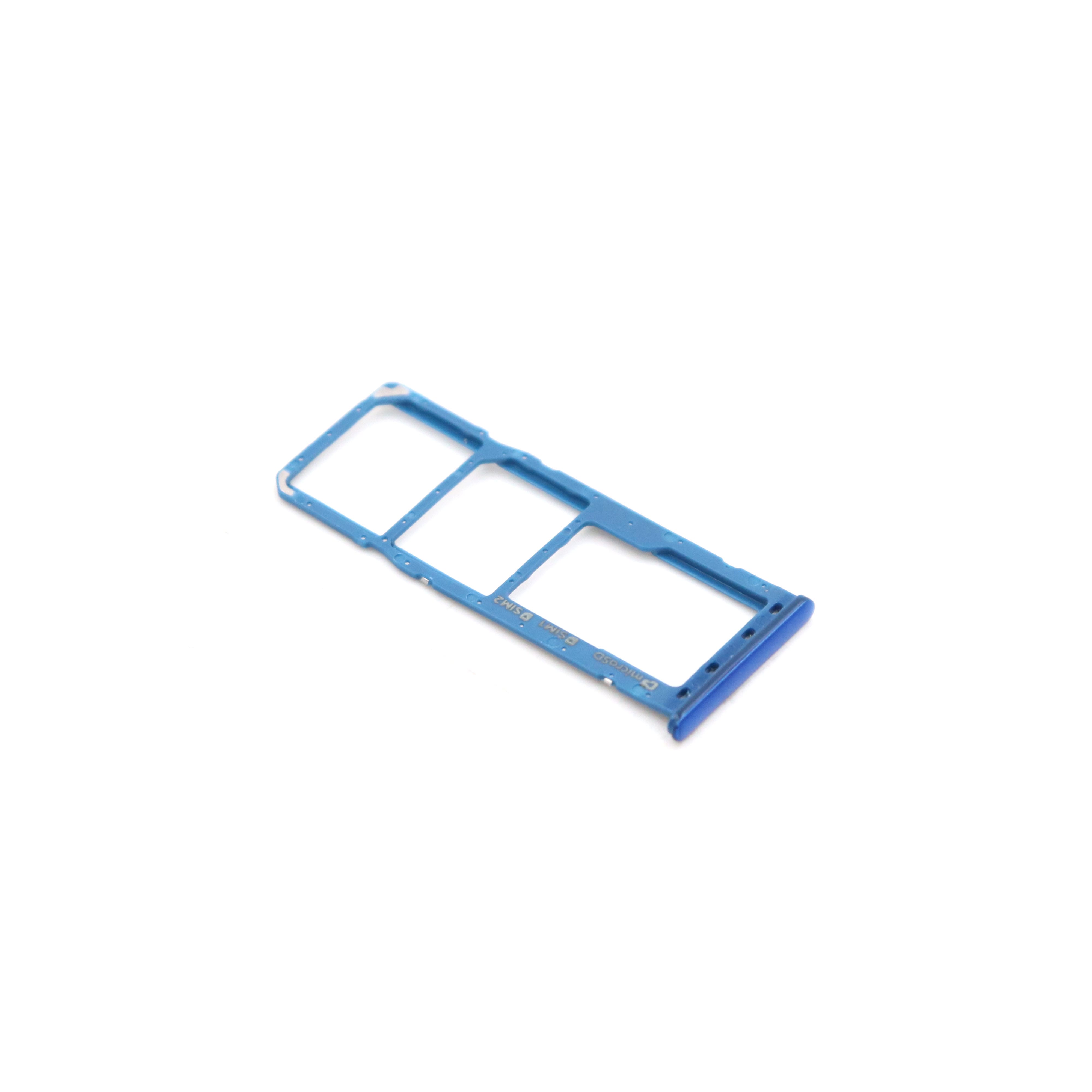 Samsung Nano-simkaarthouder voor Samsung Galaxy A7 2018 (A750F) Blauw OEM-Equivalent