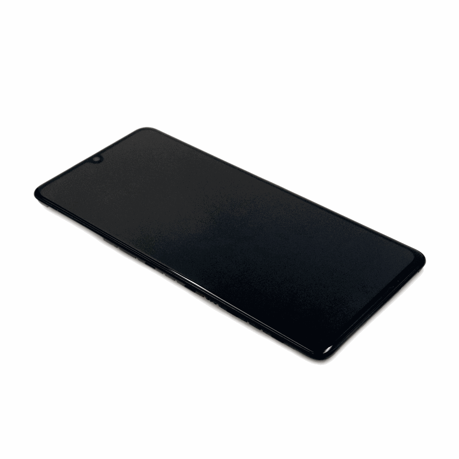Scherm met frame voor Samsung Galaxy A41 Zwart Service Pack