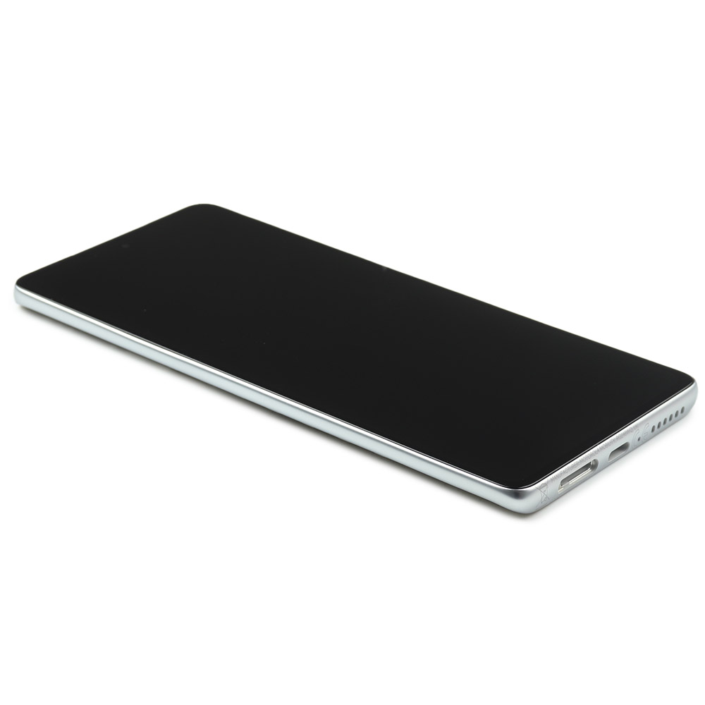 Motorola Scherm met frame voor Motorola Edge 30 Pro Wit Service Pack
