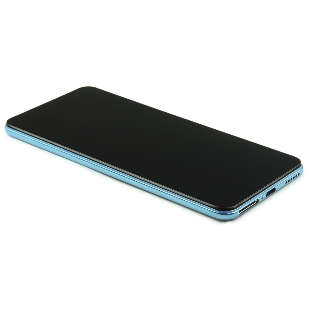 Xiaomi Scherm met frame voor Xiaomi Mi 11 Lite 5G NE Blauw Service Pack