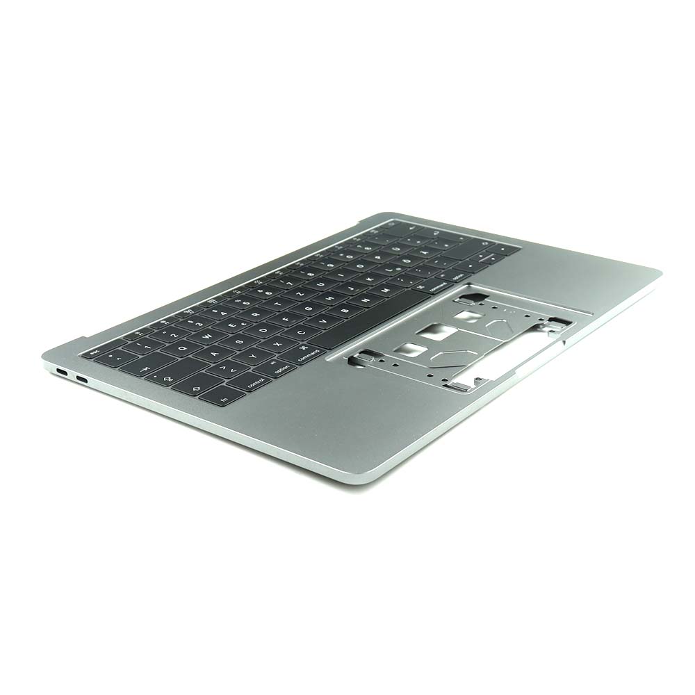 Apple Keyboard Complete met behuizing (DE) voor MacBook Pro Retina 13 inch (A1708) Grijs OEM-Equivalent