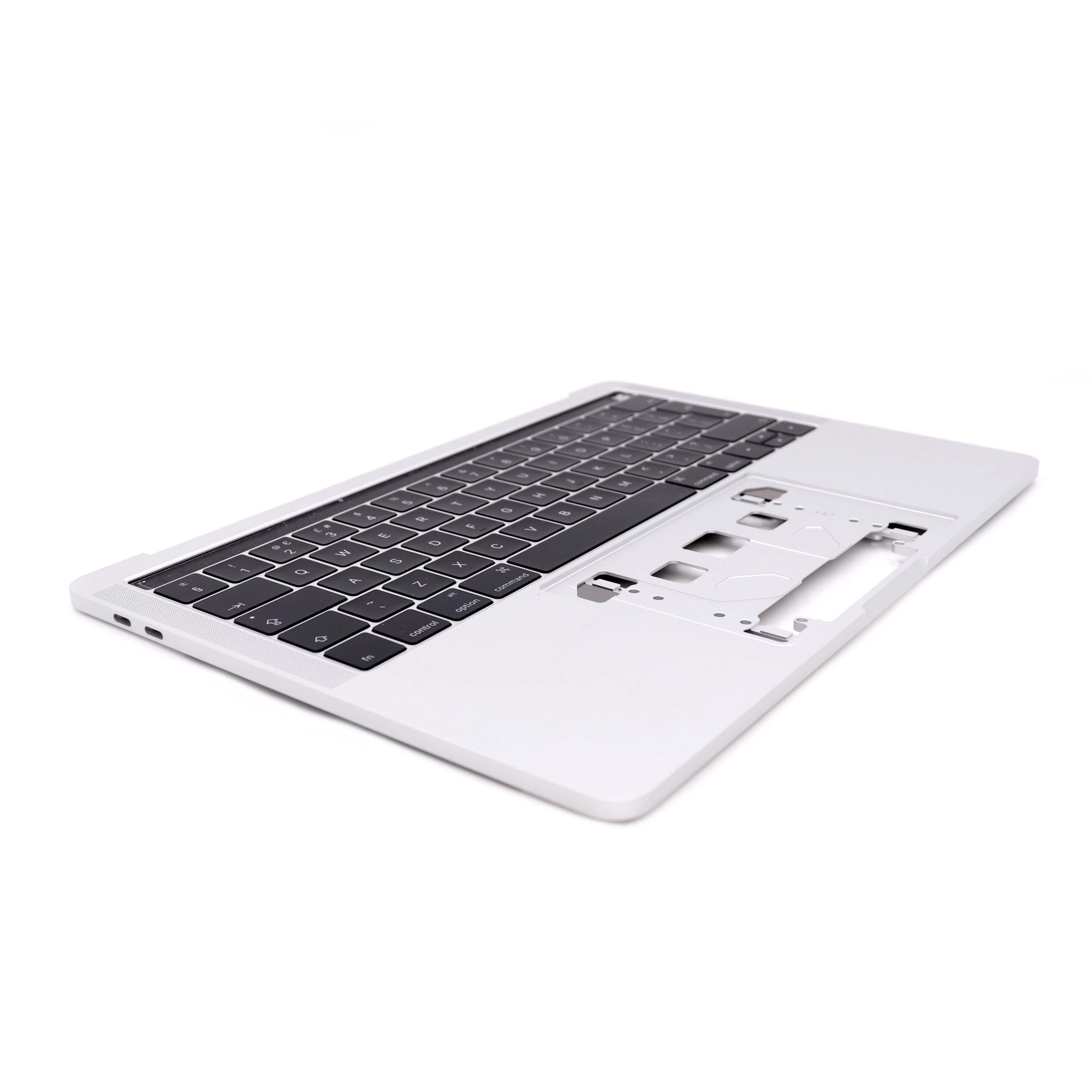 Apple Keyboard Complete met behuizing (UK) voor MacBook Pro Retina 13 inch (A1706) Zilver OEM-Equivalent