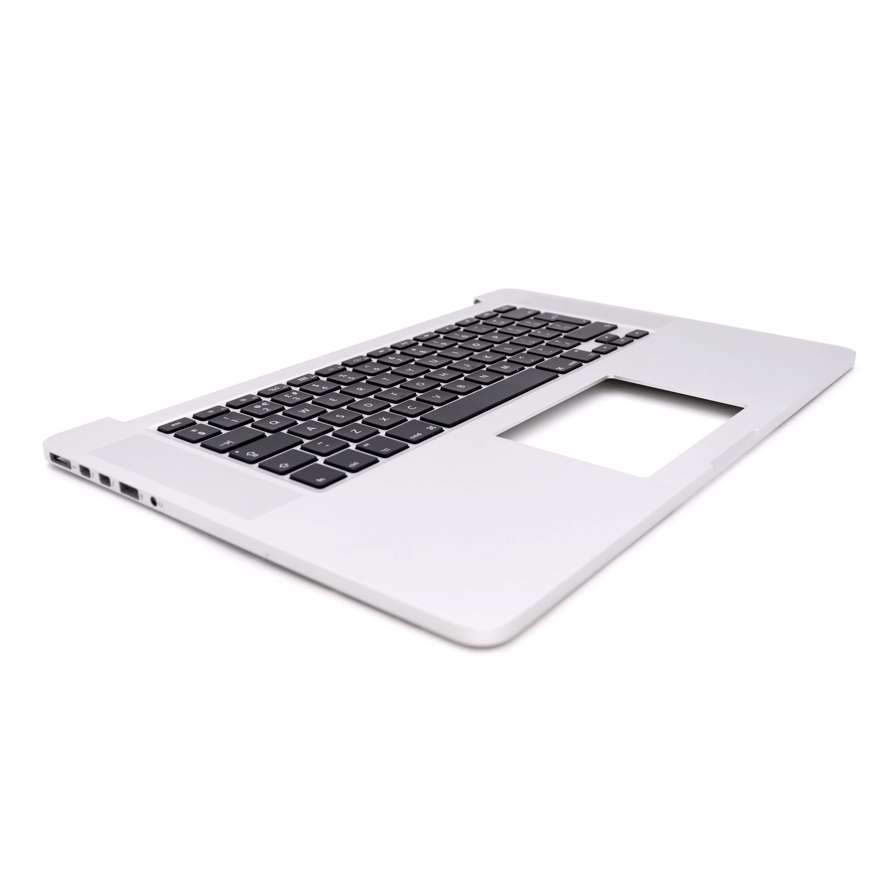 Apple Keyboard Complete met behuizing (UK) voor MacBook Pro Retina 15 inch (2015) Zilver OEM-Equivalent