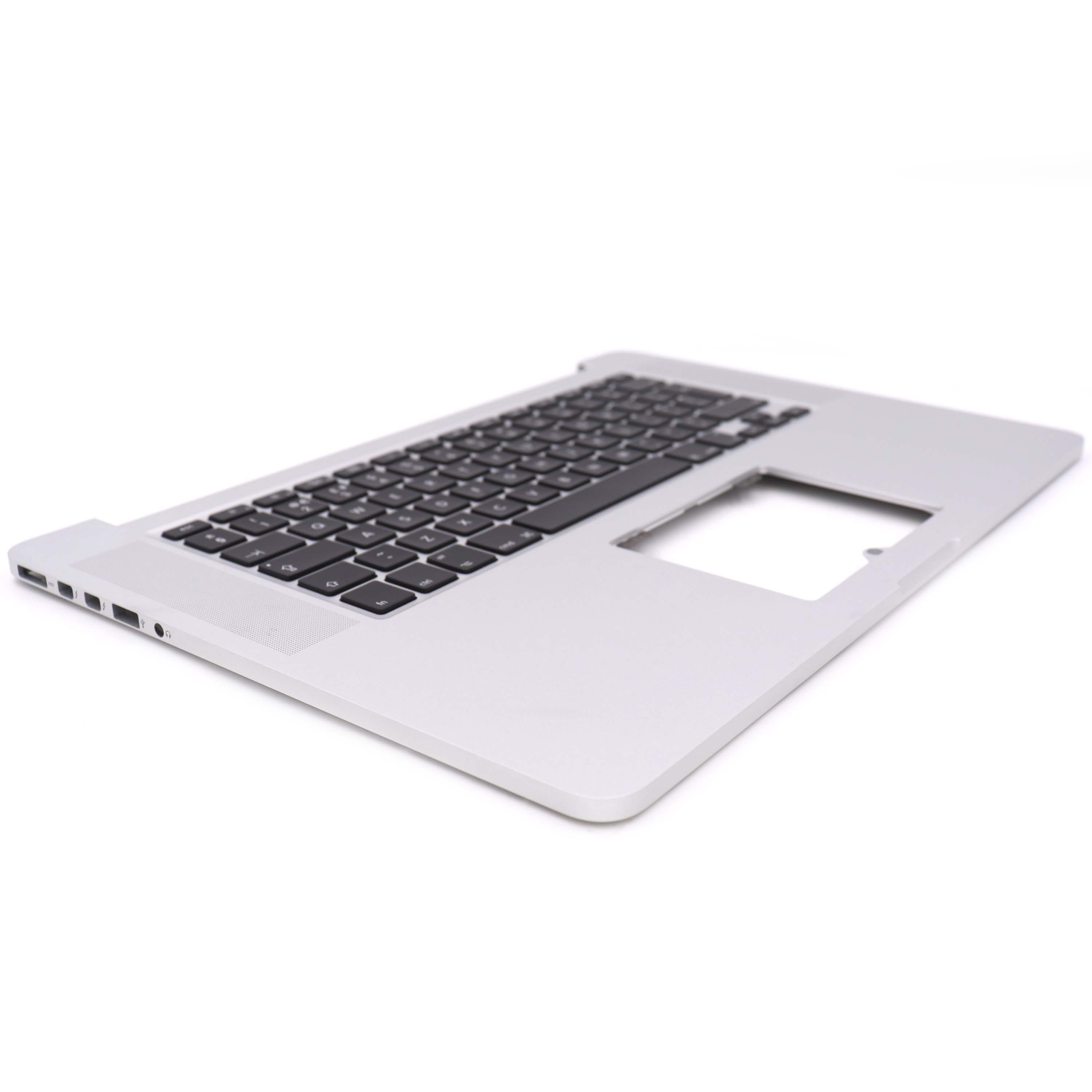 Apple Keyboard Complete met behuizing (UK) voor MacBook Pro Retina 15 inch (A1398) (2013-2014) Zilver OEM-Equivalent