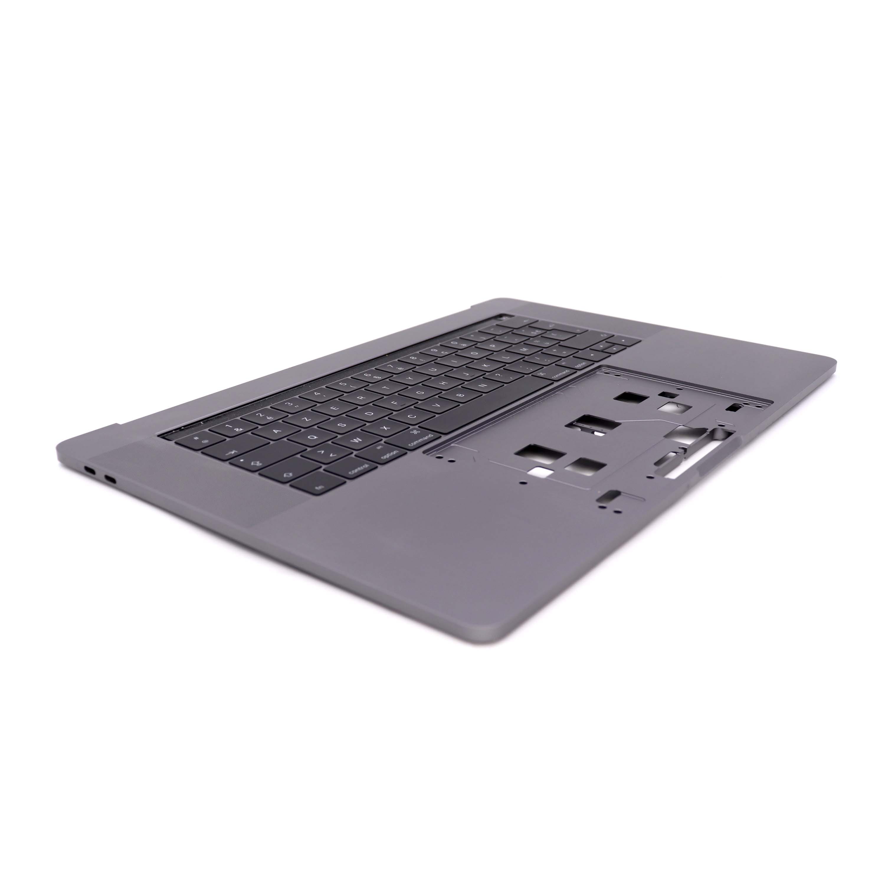 Apple Keyboard Complete met behuizing (FR) voor MacBook Pro Retina 15 A1707 Grijs OEM-Equivalent