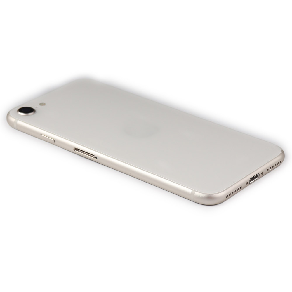 Apple Achterbehuizing met kleine onderdelen voor iPhone SE 3 2022 Wit Pulled