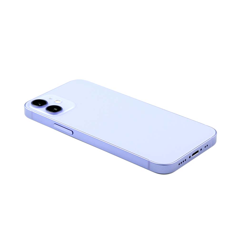Apple Achterbehuizing With Parts (US Version) voor iPhone 12 Mini Paars Pulled