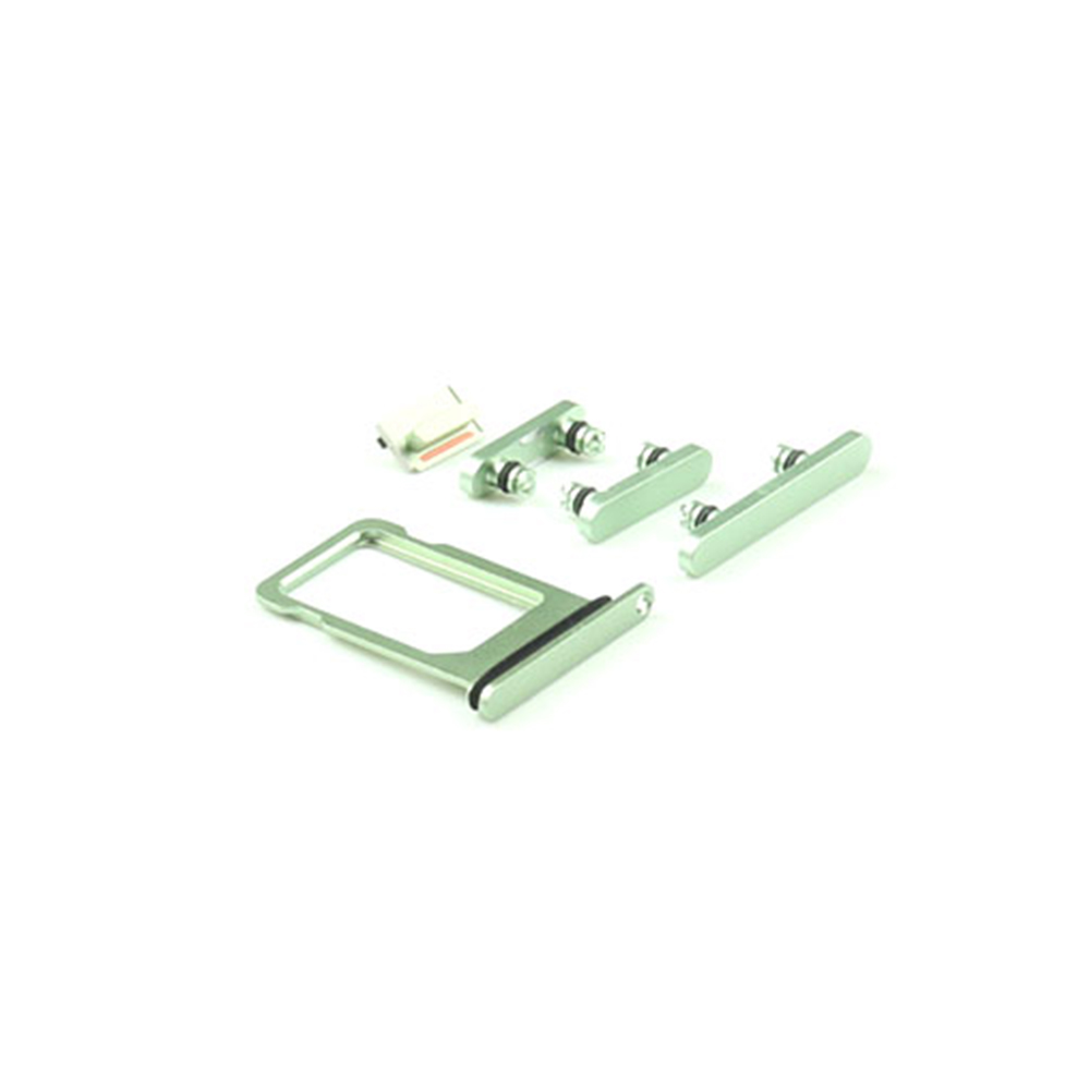 Apple Behuizing-knoppenset voor iPhone 12 Mini Groen OEM-Equivalent