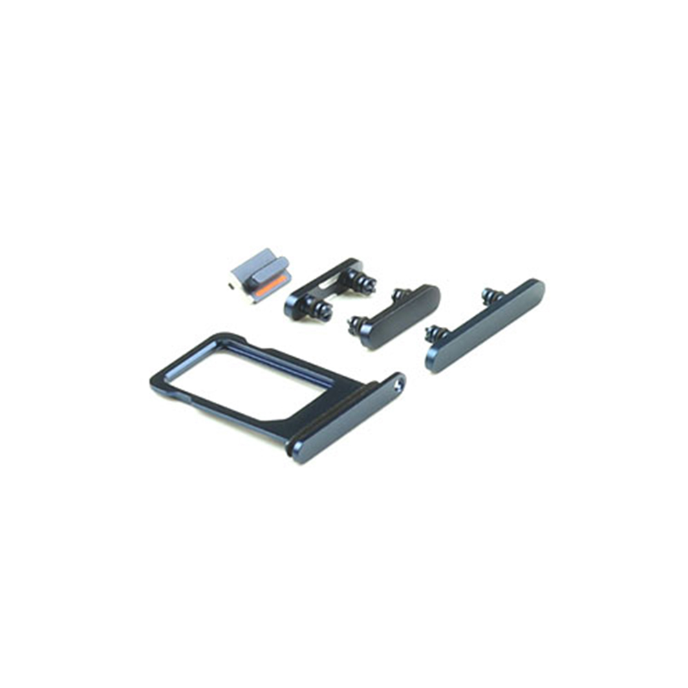 Apple Behuizing-knoppenset voor iPhone 12 Mini Blauw OEM-Equivalent