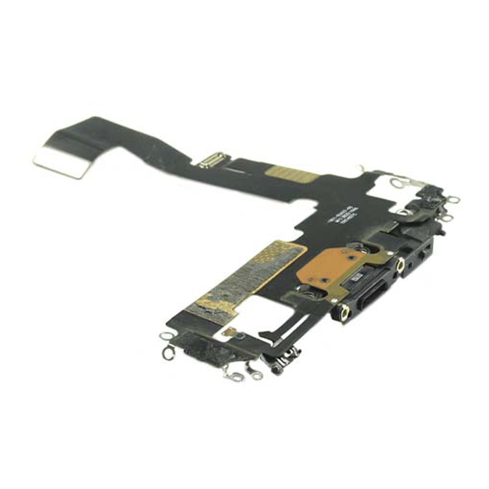 Apple Oplaadpoort voor iPhone 12 Pro Zwart Pulled