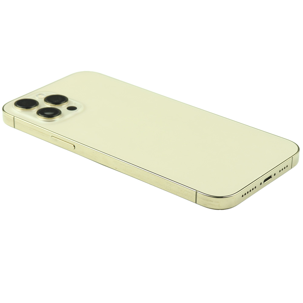 Apple Achterbehuizing met kleine onderdelen (US-versie) voor iPhone 12 Pro Max Gold Pulled