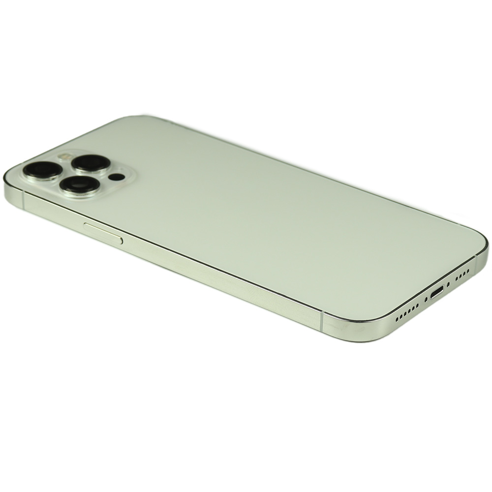 Apple Achterbehuizing met kleine onderdelen (US-versie) voor iPhone 12 Pro Max Zilver Pulled