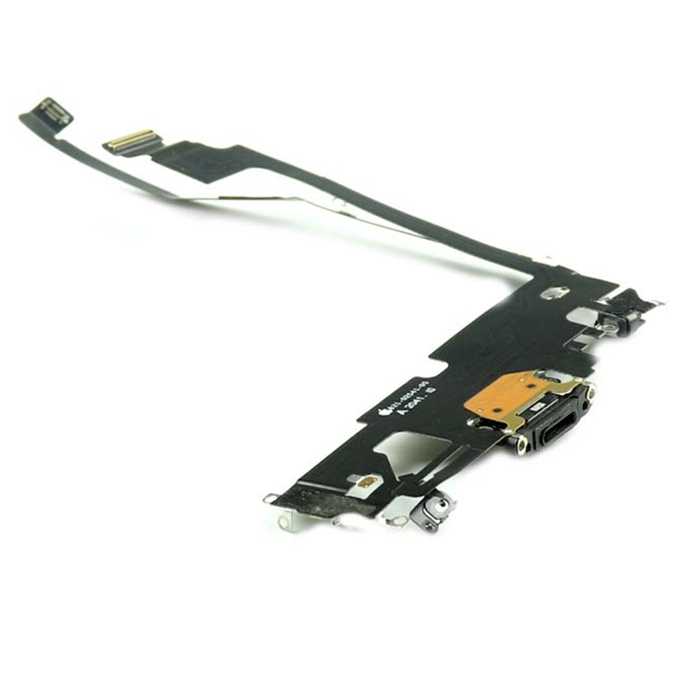 Apple Oplaadpoort voor iPhone 12 Pro Max Zwart Pulled