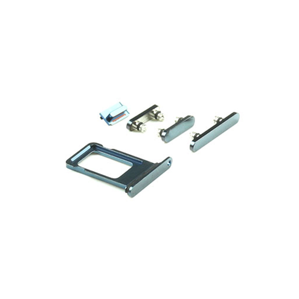 Apple Behuizing-knoppenset voor iPhone 12 Pro Max Blauw OEM-Equivalent