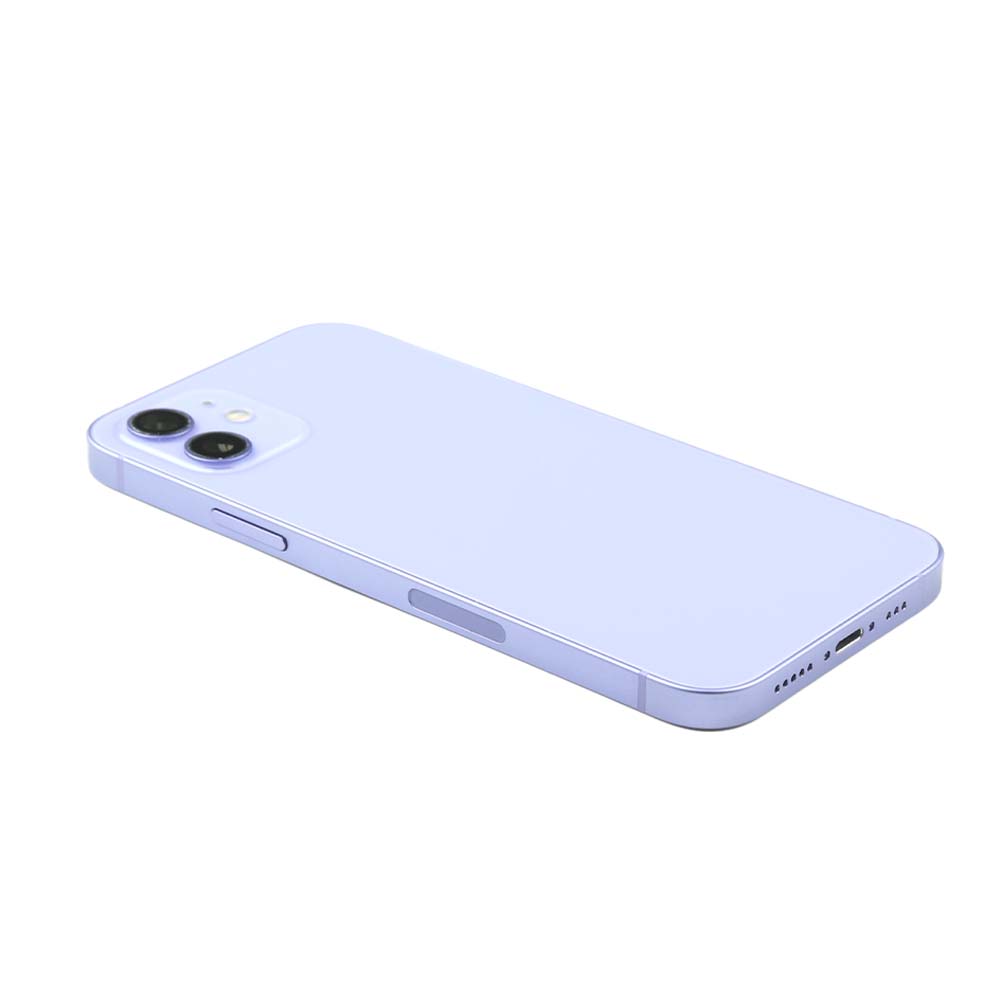 Apple Rückgehäuse mit Kleinteilen (US-Version) für iPhone 12 Lila Pulled