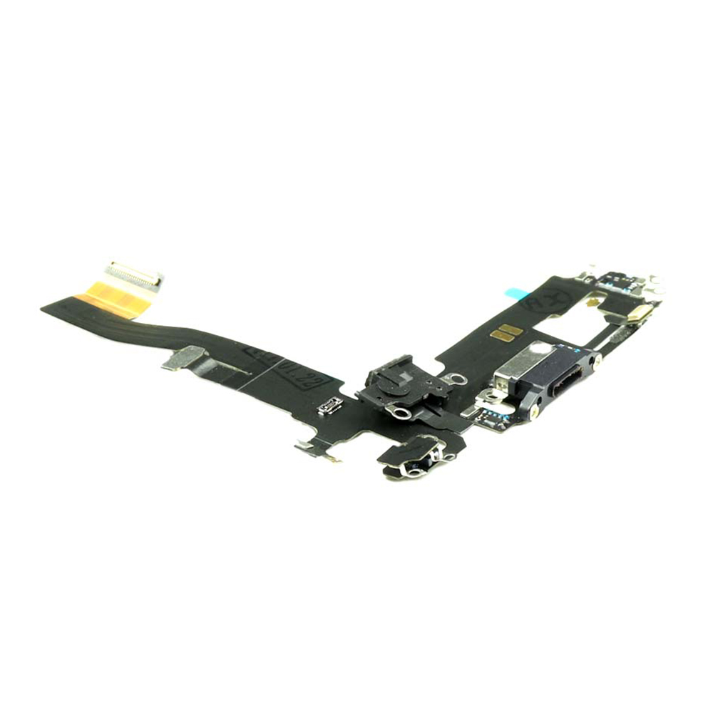 Apple Oplaadpoort voor iPhone 12 Zwart Pulled