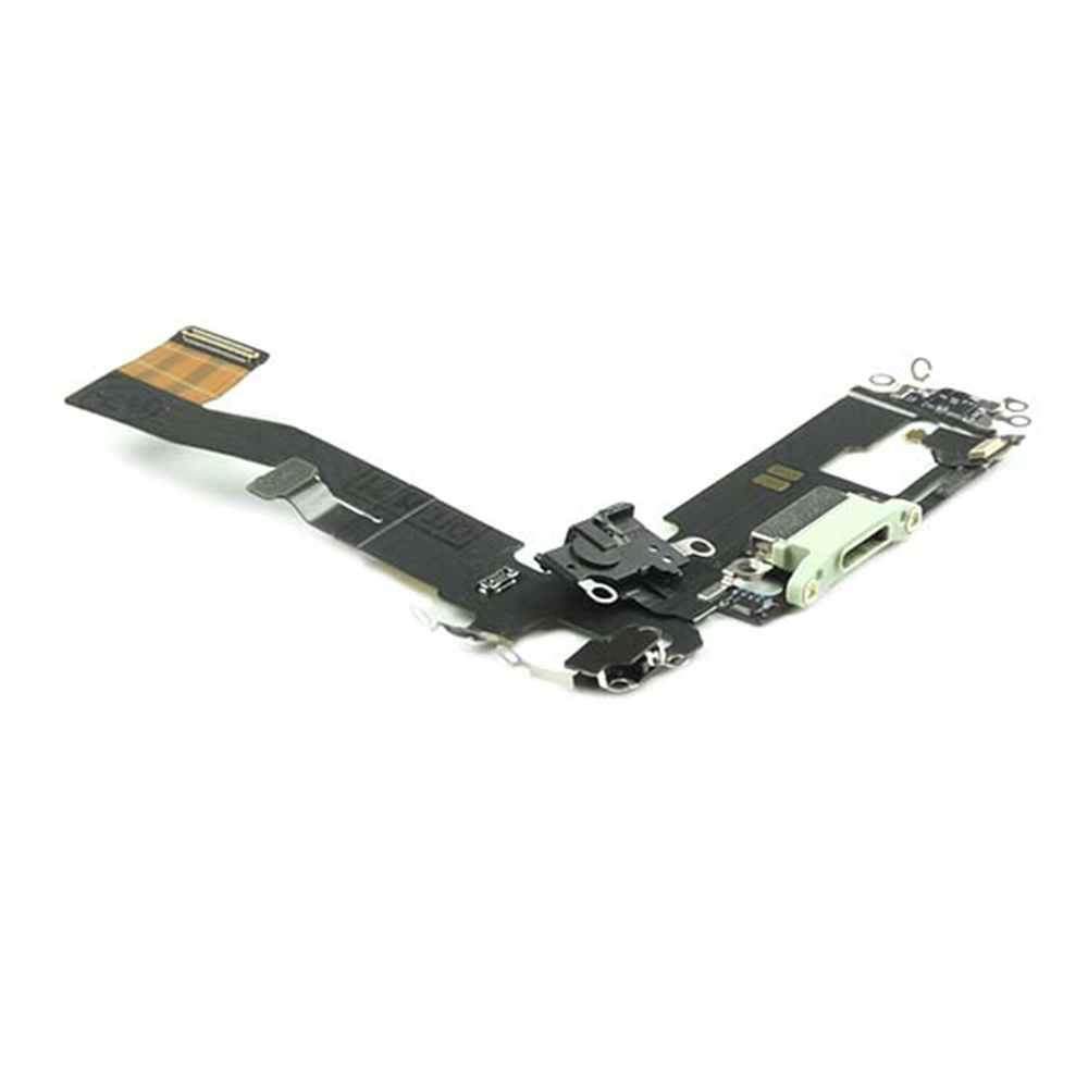 Apple Oplaadpoort voor iPhone 12 Groen Pulled