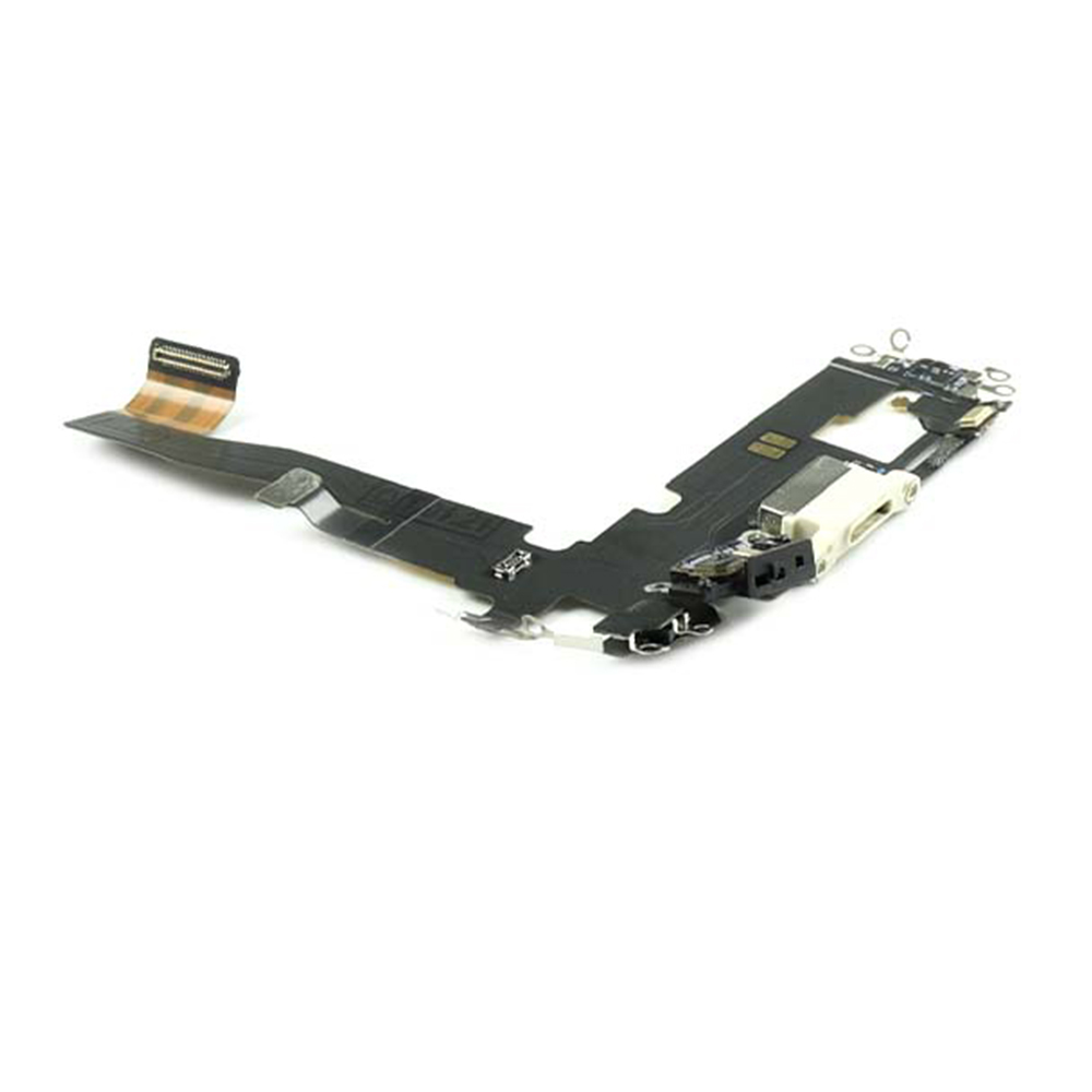 Apple Oplaadpoort voor iPhone 12 Wit Pulled