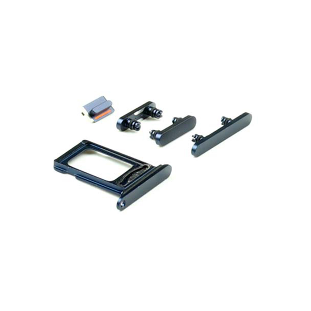 Apple Behuizing-knoppenset voor iPhone 12 Blauw OEM-Equivalent