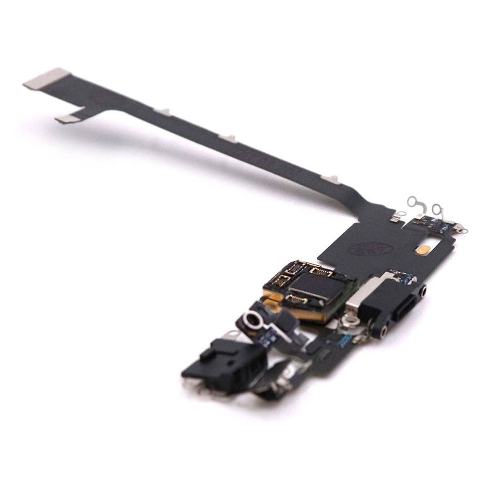 Apple Oplaadpoort voor iPhone 11 Pro Max Zwart Pulled