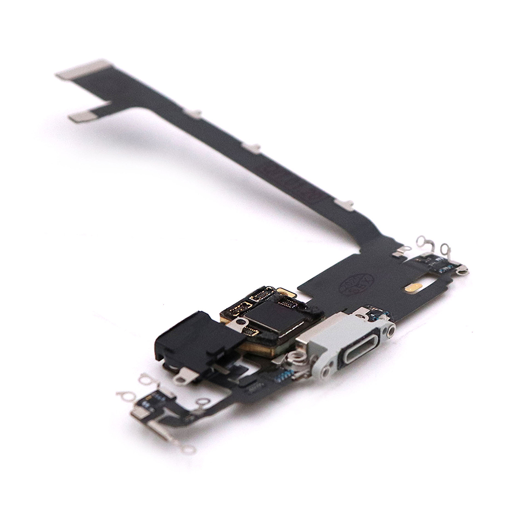 Apple Oplaadpoort voor iPhone 11 Pro Max Wit Pulled