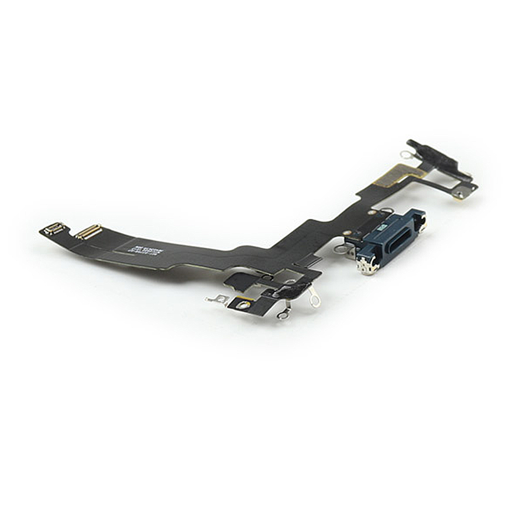 Apple Oplaadpoort voor iPhone 14 Zwart Pulled