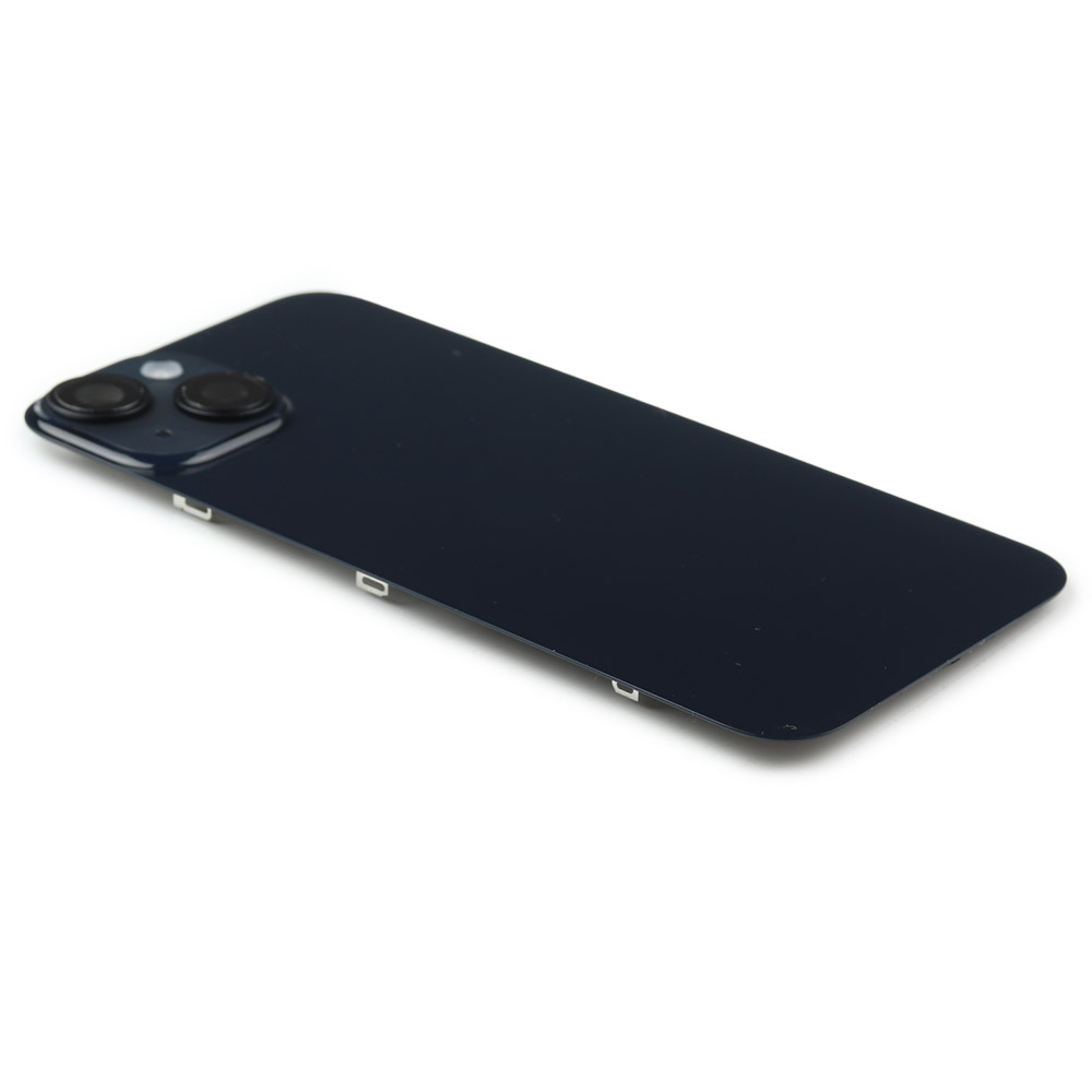 Apple Achterkant incl. cameralens, flitser en draadloos laden voor iPhone 14 Zwart Pulled