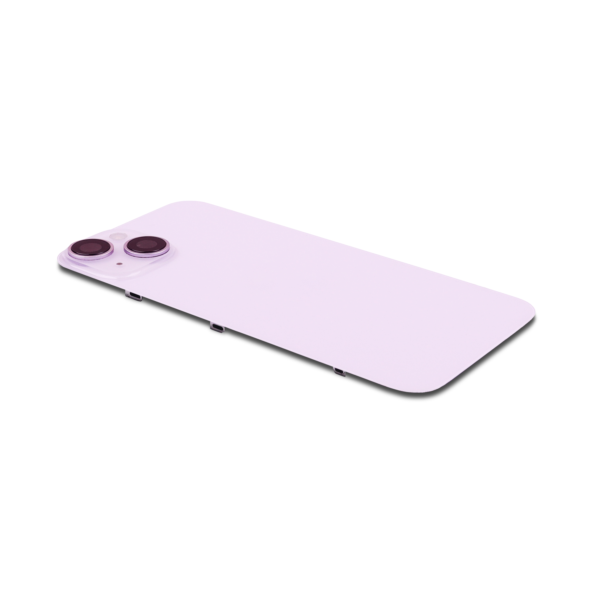 Apple Achterkant incl. cameralens, flitser en draadloos laden voor iPhone 14 Paars Pulled B