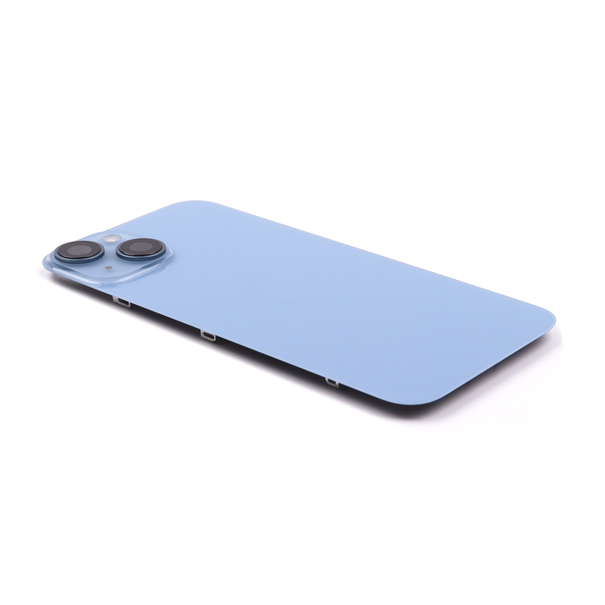 Apple Achterkant incl. cameralens, flitser en draadloos laden voor iPhone 14 Blauw Pulled B
