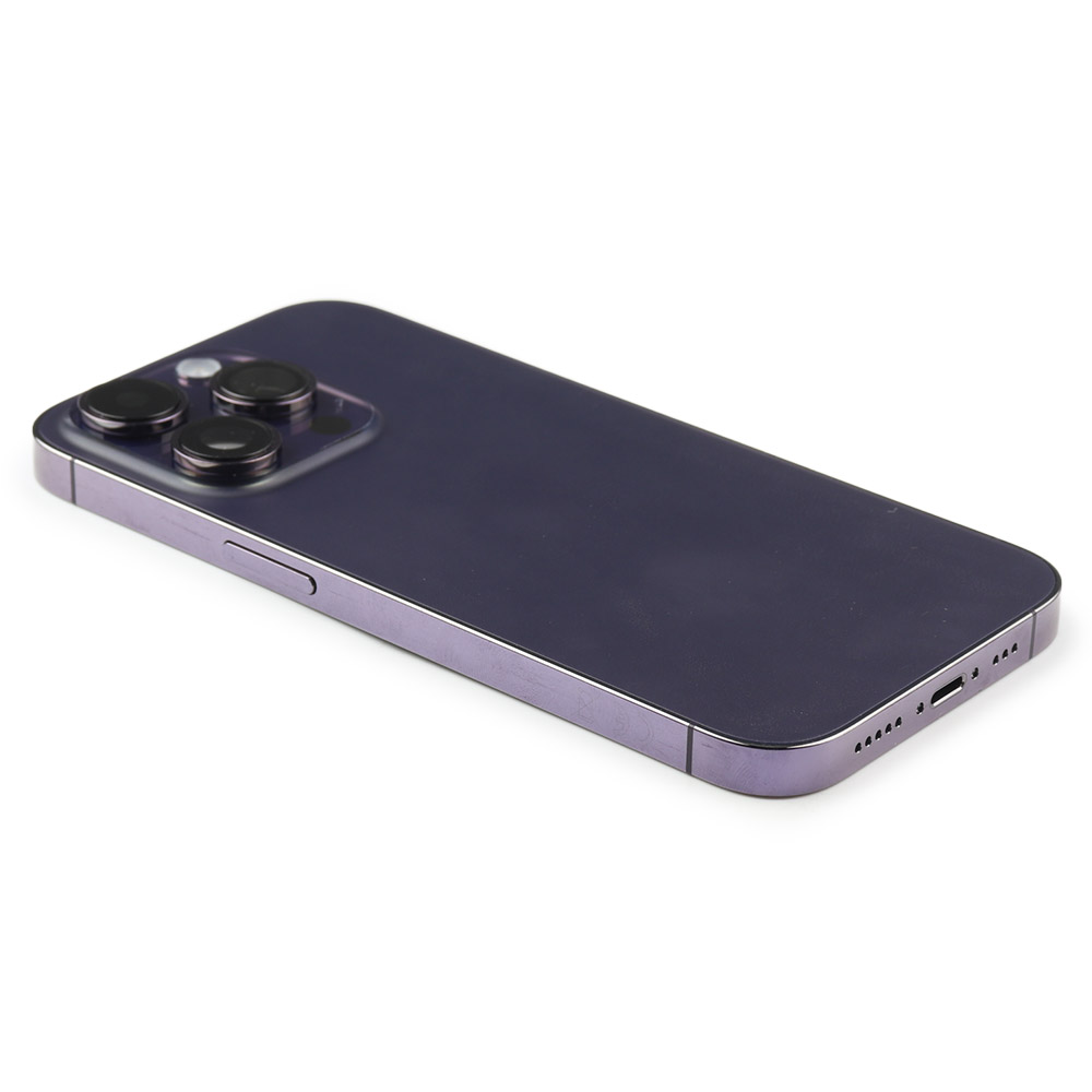 Apple Achterbehuizing met kleine onderdelen voor iPhone 14 Pro Paars Pulled