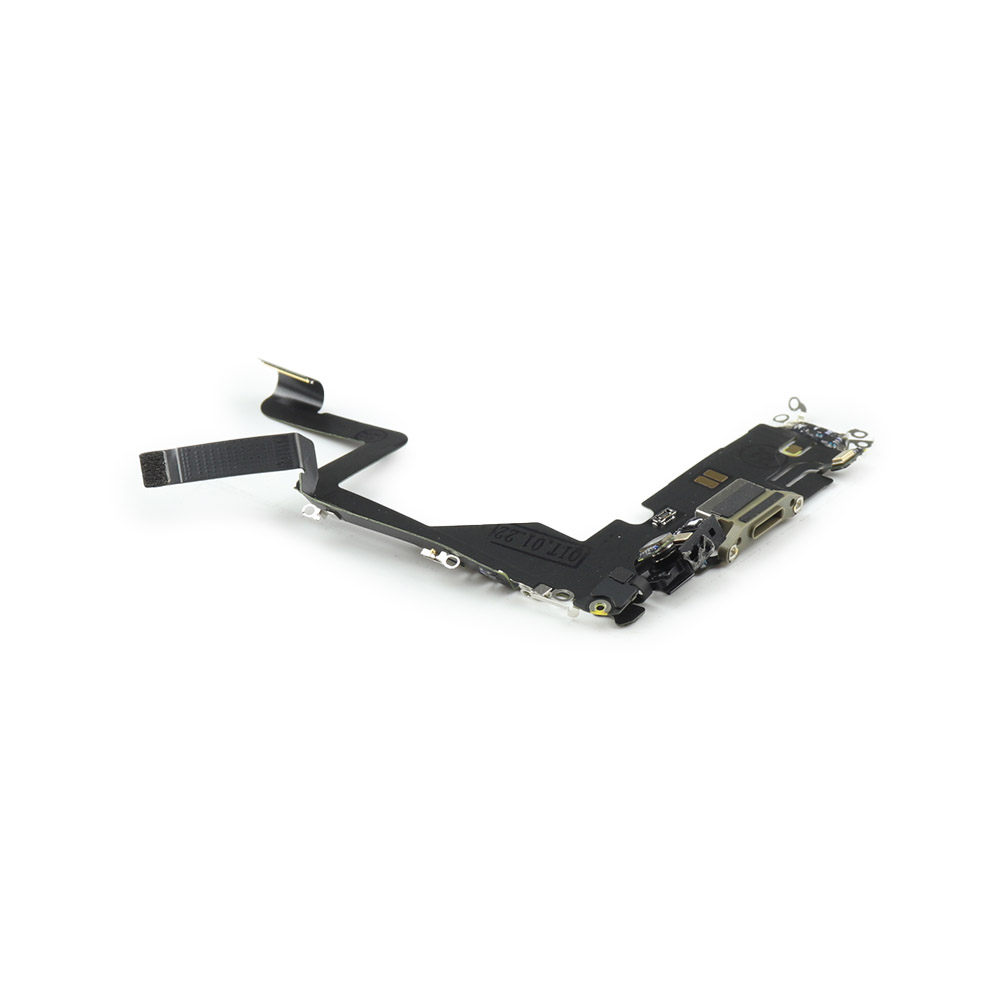 Apple Oplaadpoort voor iPhone 14 Pro Gold Pulled