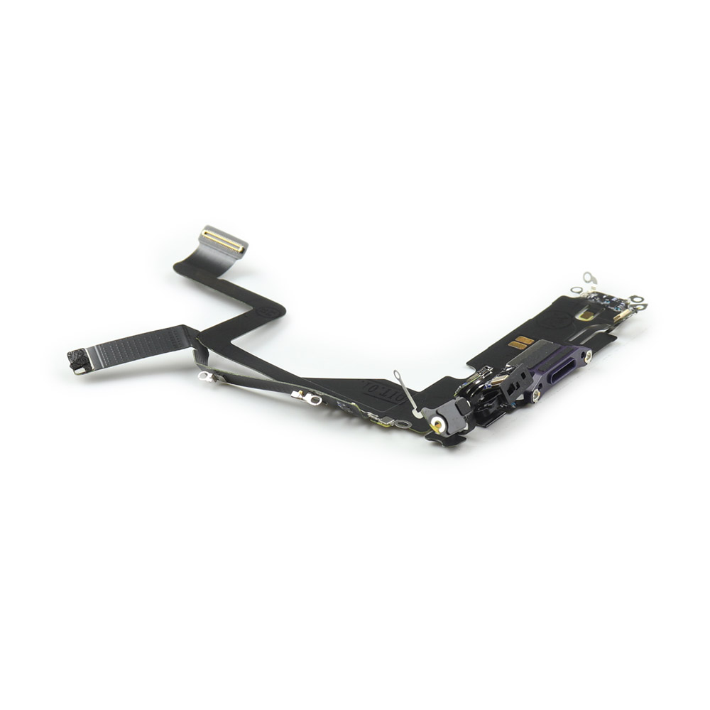 Apple Oplaadpoort voor iPhone 14 Pro Paars Pulled