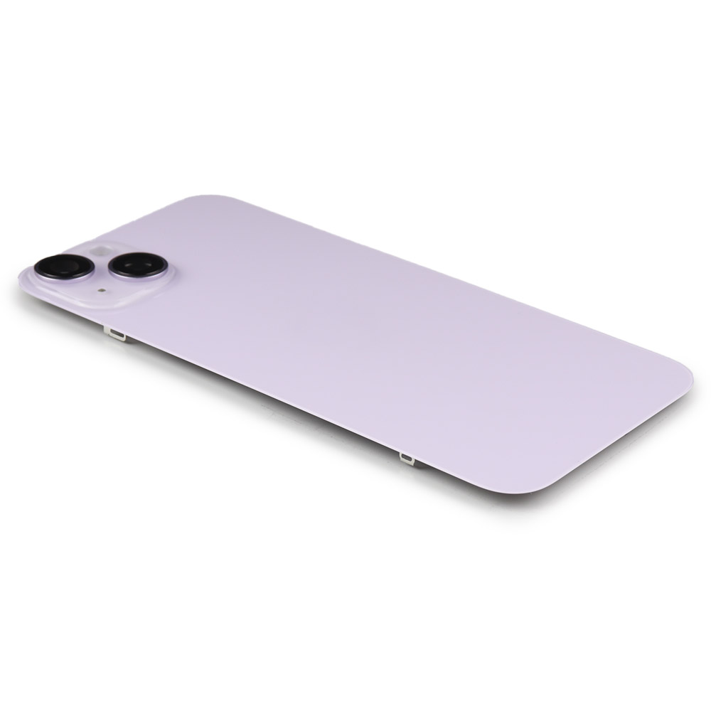 Apple Achterkant incl. cameralens, flitser en draadloos laden voor iPhone 14 Plus Paars Pulled