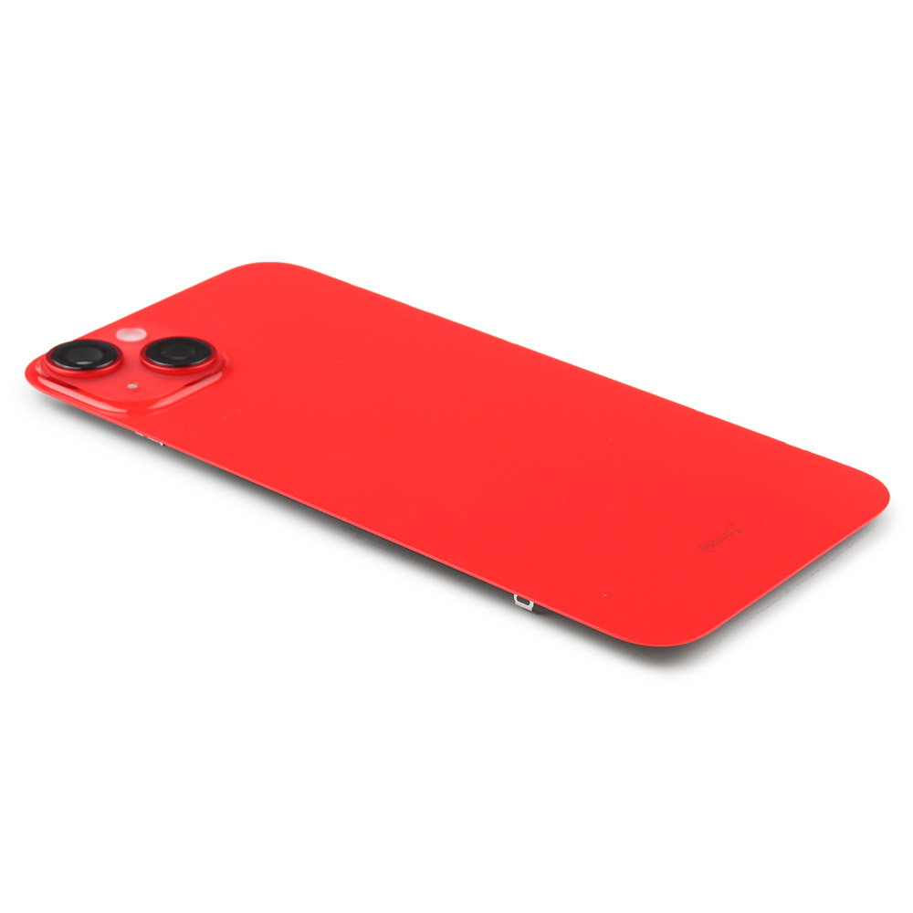 Apple Achterkant incl. cameralens, flitser en draadloos laden voor iPhone 14 Plus Rood Pulled