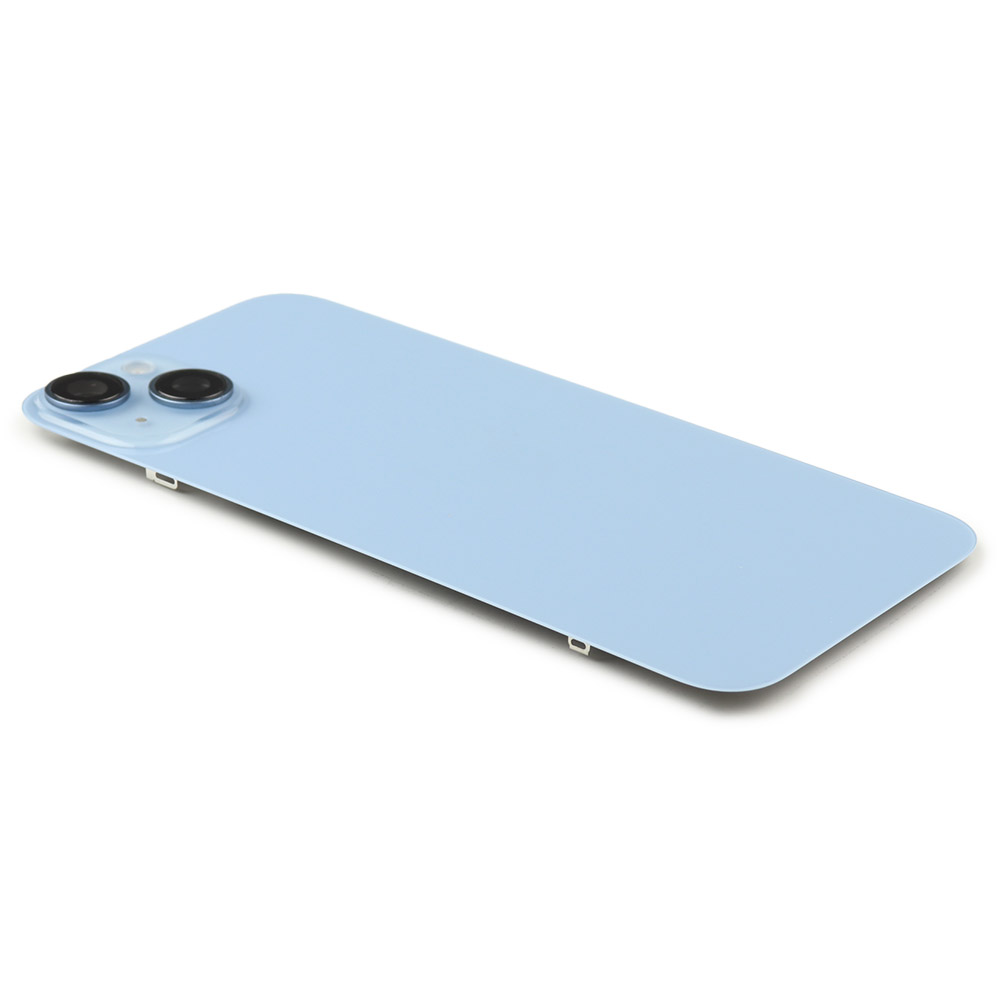 Apple Achterkant incl. cameralens, flitser en draadloos laden voor iPhone 14 Plus Blauw Pulled
