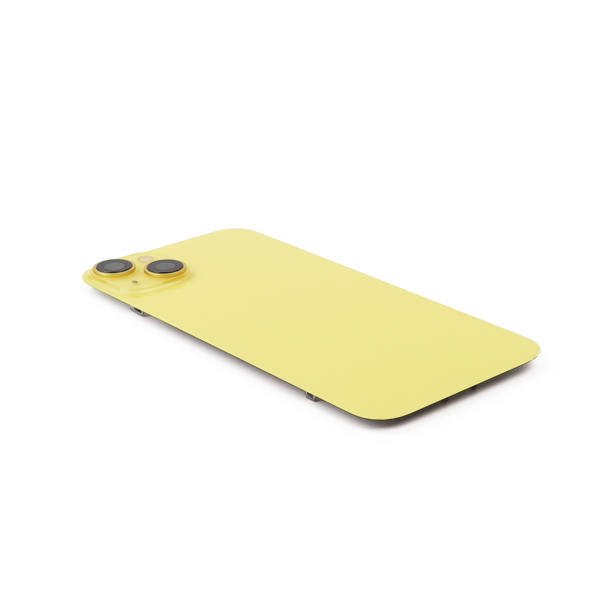 Apple Achterkant incl. cameralens, flitser en draadloos laden voor iPhone 14 Plus Geel Pulled