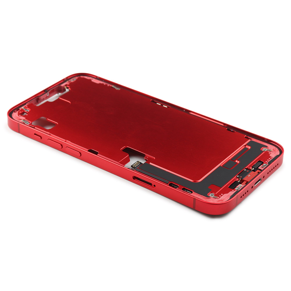Apple Middenframe voor iPhone 14 Plus Rood Pulled