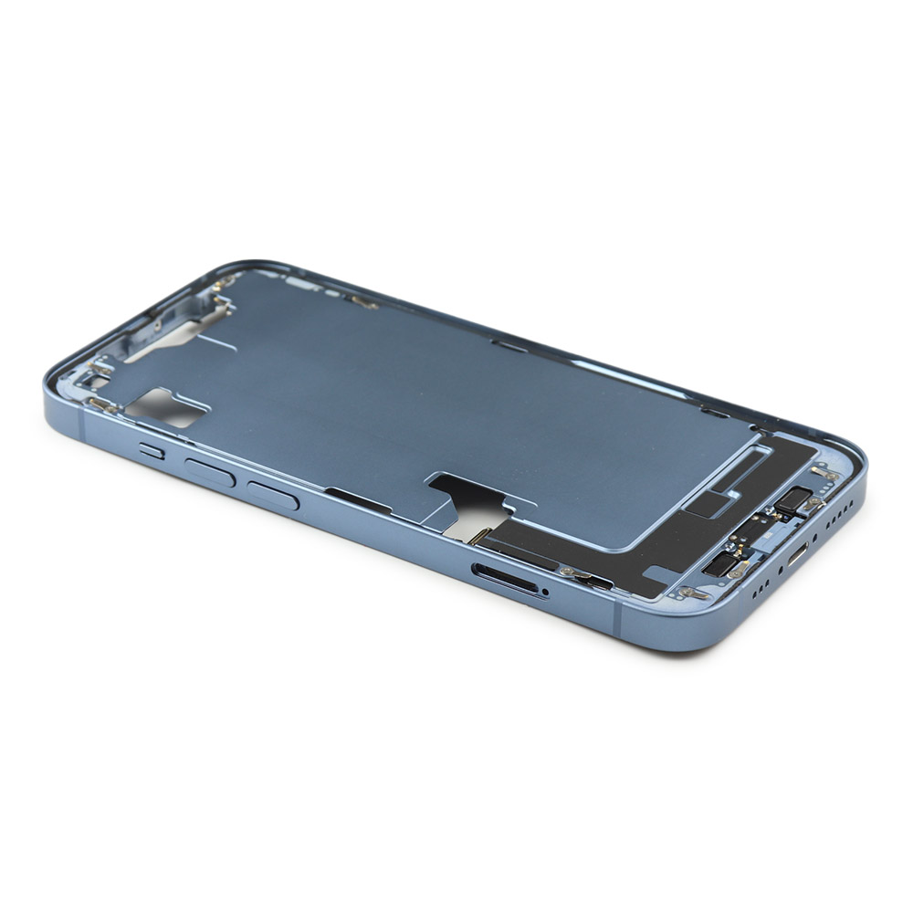 Middenframe voor iPhone 14 Blauw Pulled